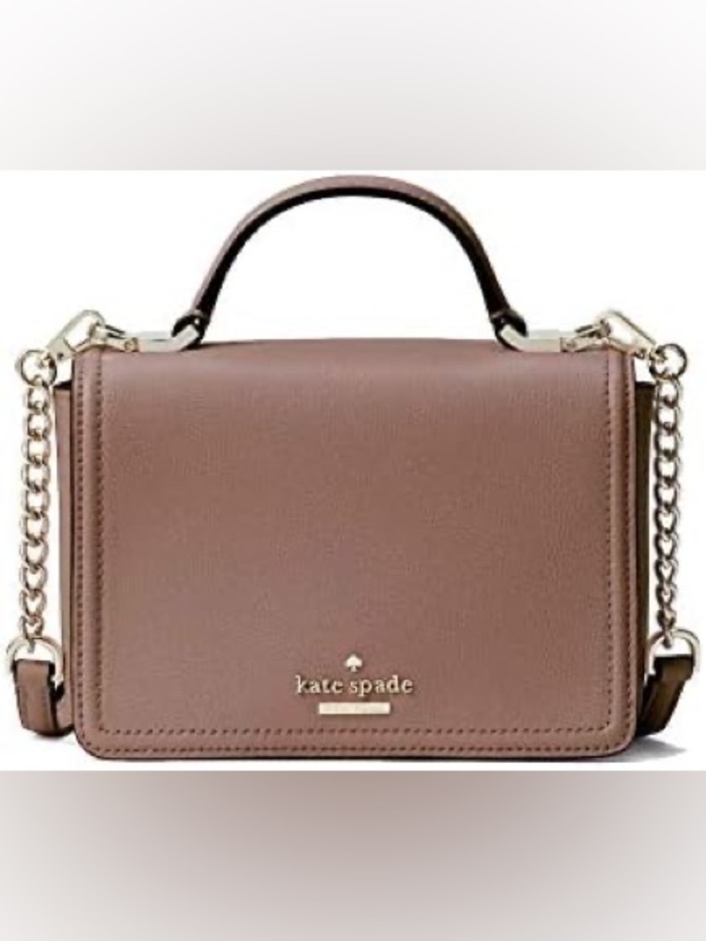 Kate Spade New York Mini Top Handle Crossbody Bag Mauve Taupe